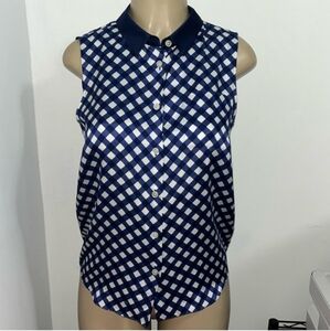 Host Pick! KATE SPADE Silk Plaid Gingham Blouse